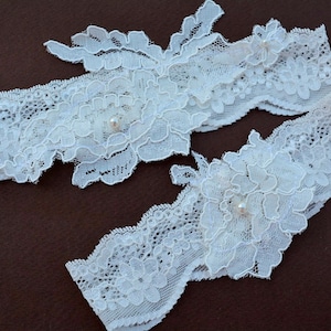 Giarrettiera avorio, giarrettiera in pizzo avorio, avorio di regalo di nozze, reggicalze giarrettiera Set, avorio, giarrettiera da sposa Vintage, matrimonio Boho, giarrettiera