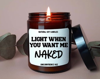 Gift for Boyfriend, Gift for Him, Naked Gifts, Gift for Husband, Valentines Day Gift, Funny Gift for Him, Anniversary Gift, Valentine Candle