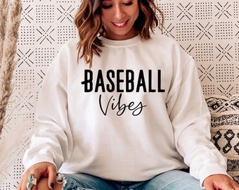 Baseball Sweatshirt, Baseball Tshirt, Baseball Gifts, Baseball Tee, Baseball Mom Shirt, Baseball Mom Gifts, Baseball Vibes Shirt