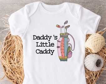 Baby Golf Sleeper, Baby Golf T-Shirt, Daddy's Caddy Shirt, Dad's Golfing Buddy, Kids Golfing Shirt, Baby Golfing Shirt, Golf Shirt Toddler