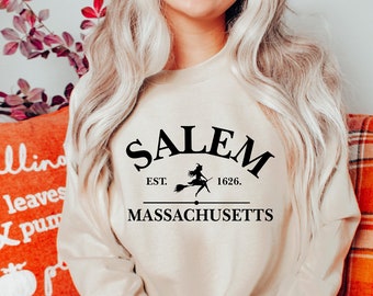 Salem Sweatshirt, Halloween Sweatshirt, Fall Sweatshirt, Horror Sweatshirt, Salem Shirts, Halloween Shirts, Fall Crewneck, Halloween Sweater