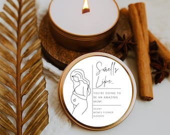 Cute Gift New Mom, New Mom Gifts, New Mama Gift, New Mommy Gift, New Mom Candle, New Mom Gift Idea, Soy Candle, Gift for New Mommy