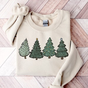 Christmas Tree Sweatshirt, Tree Sweatshirt, Holiday Sweatshirt, Christmas Sweatshirt, Winter Crewneck, Cozy Christmas Sweatshirt, Xmas Tee