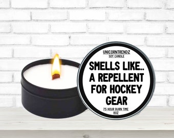 Hockey Mom Gift, Hockey Mom Candle, Gift for Hockey Mom, Mother's Day Gift, Gifts for Mom, Hockey Gifts for Mom, Soy Candles