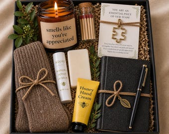 Employee Appreciation Gift Box | Corporate Gift | Coworker Thank You Gift | Christmas Staff Appreciation | Client Gift | New Hire Welcome |