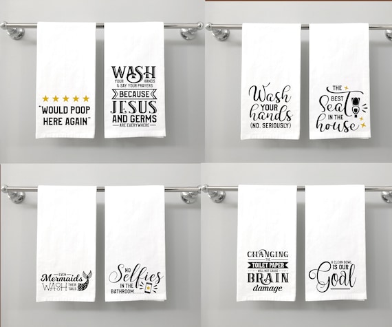 Crazy Thankful Kitchen and Bathroom Hand Towel Gift For Fall Housewarming