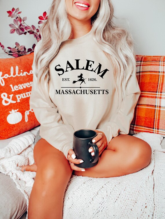 Salem Sweatshirt, Halloween Sweatshirt, Fall Sweatshirt, Horror Sweatshirt, Salem Shirts, Halloween Shirts, Fall Crewneck, Halloween Sweater