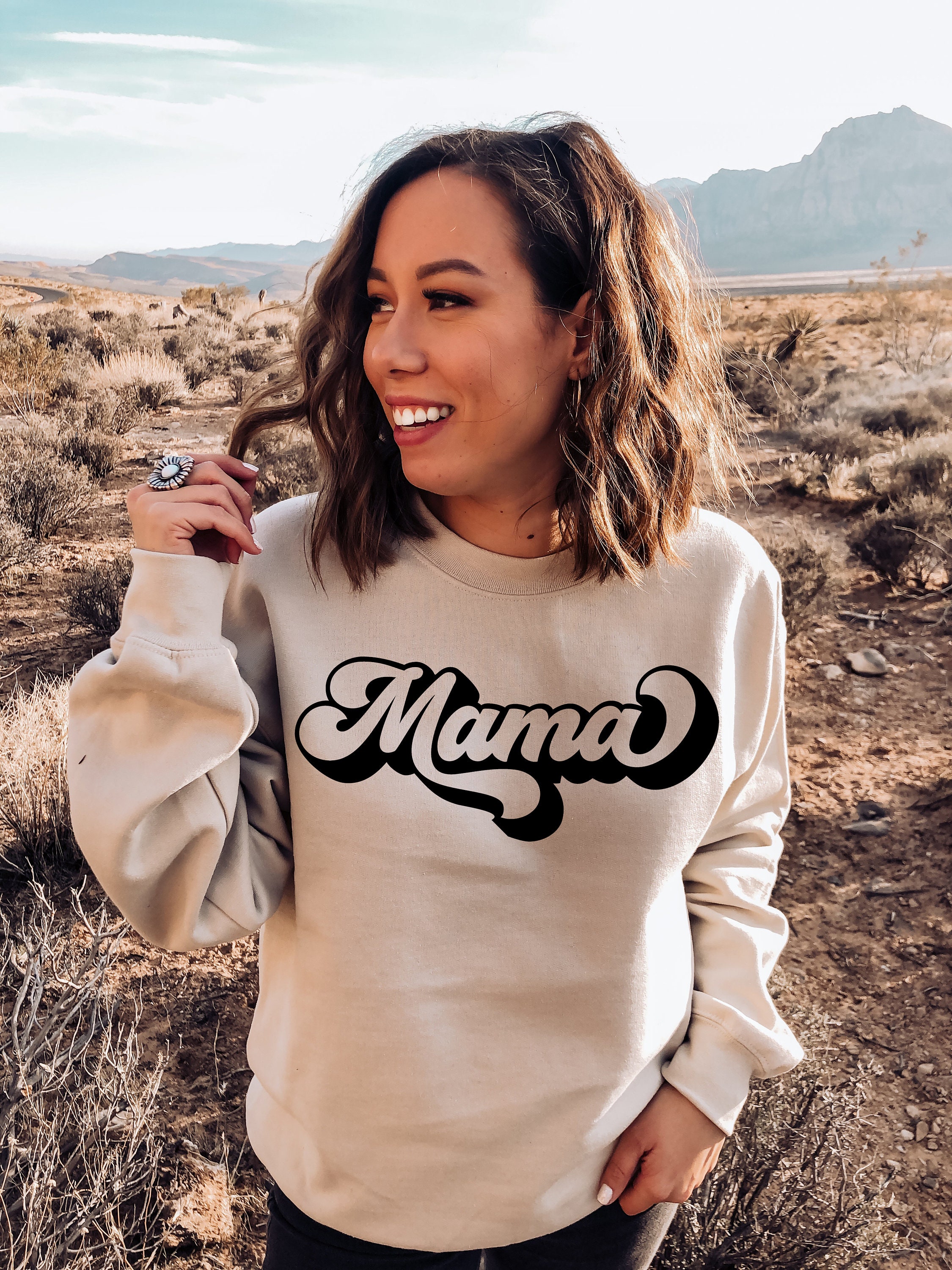 Retro Mama Sweatshirt Retro Mama Shirt Retro Mama Gifts - Etsy