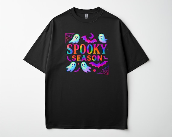 Spooky Season Shirt, Halloween Shirt, Spooky Graphic Tee, Cute GhostTee, vintage tee, Spooky Graphic Tee, 90s tshirt, vintage t-shirt