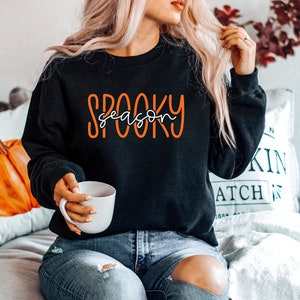 Spooky Season Sweatshirt, Fall Sweatshirt, Halloween Sweatshirt, Spooky Sweatshirt, Fall Sweater, Halloween Sweater, Spooky Sweater