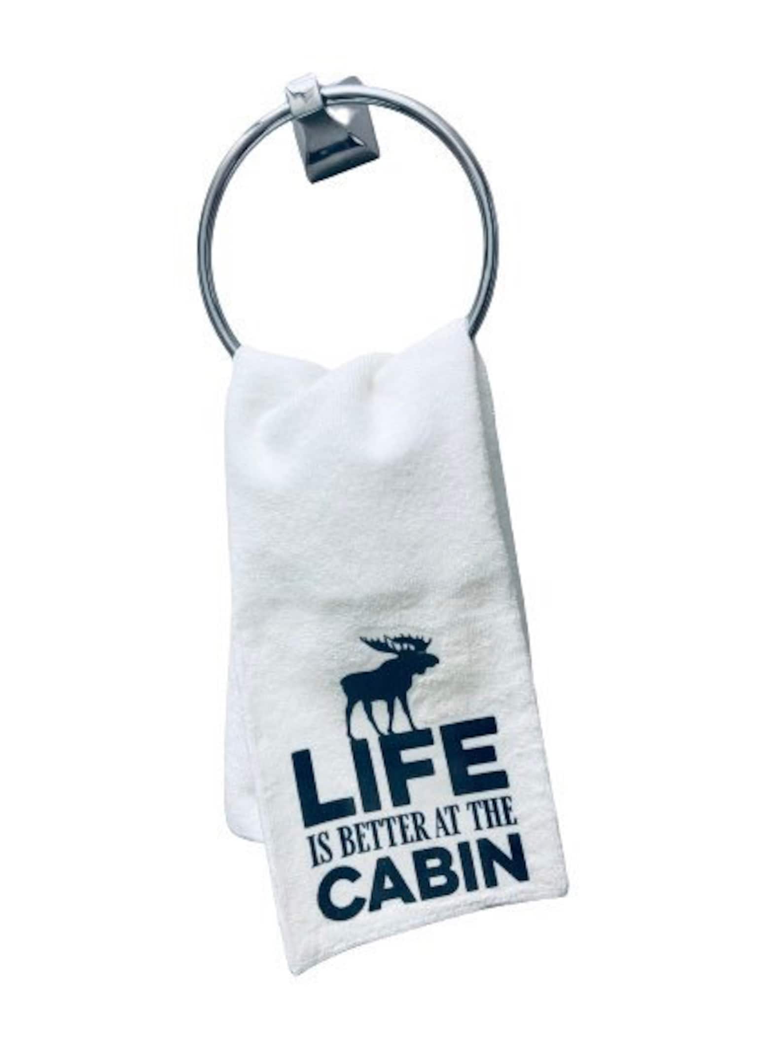 Cabin Hand Towels Lake House Towel Cabin Kitchen Towels Etsy