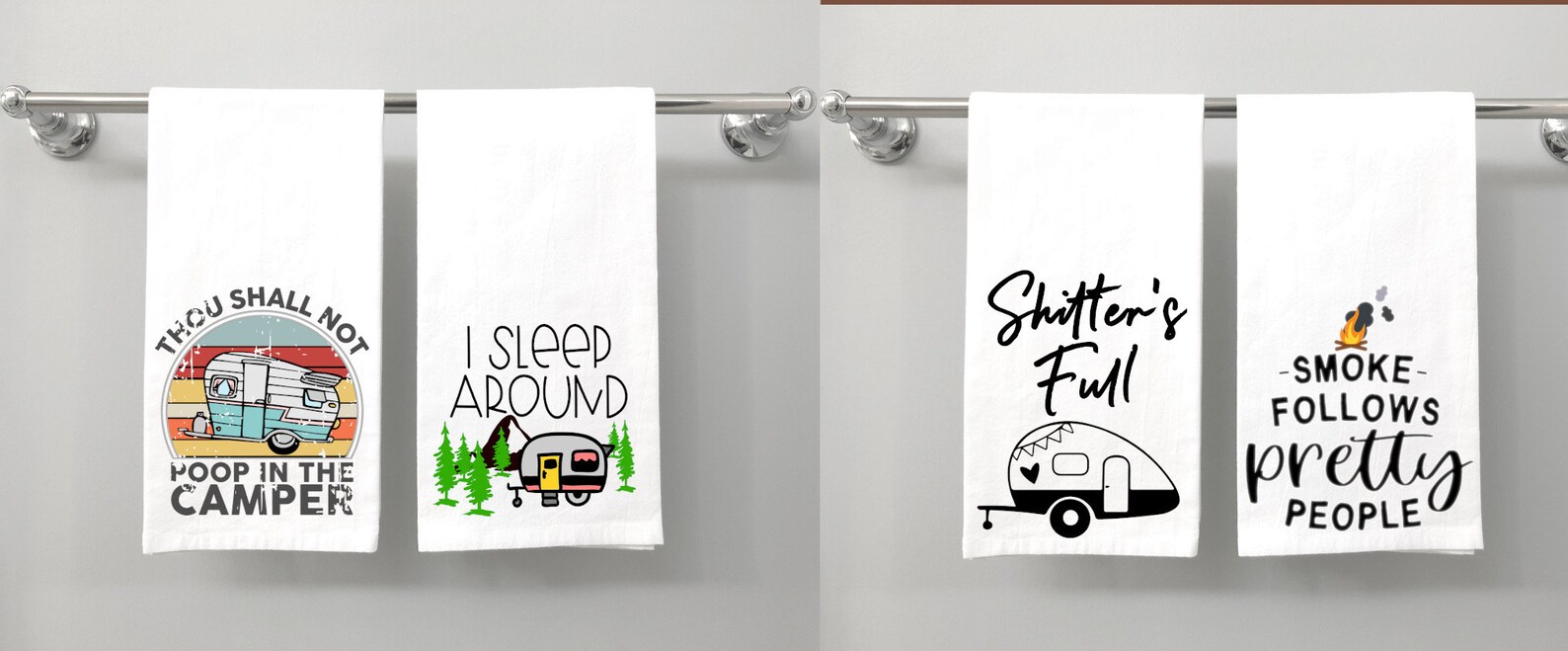 Camping Hand Towels Funny RV Towel RV Kitchen Towels RV Etsy