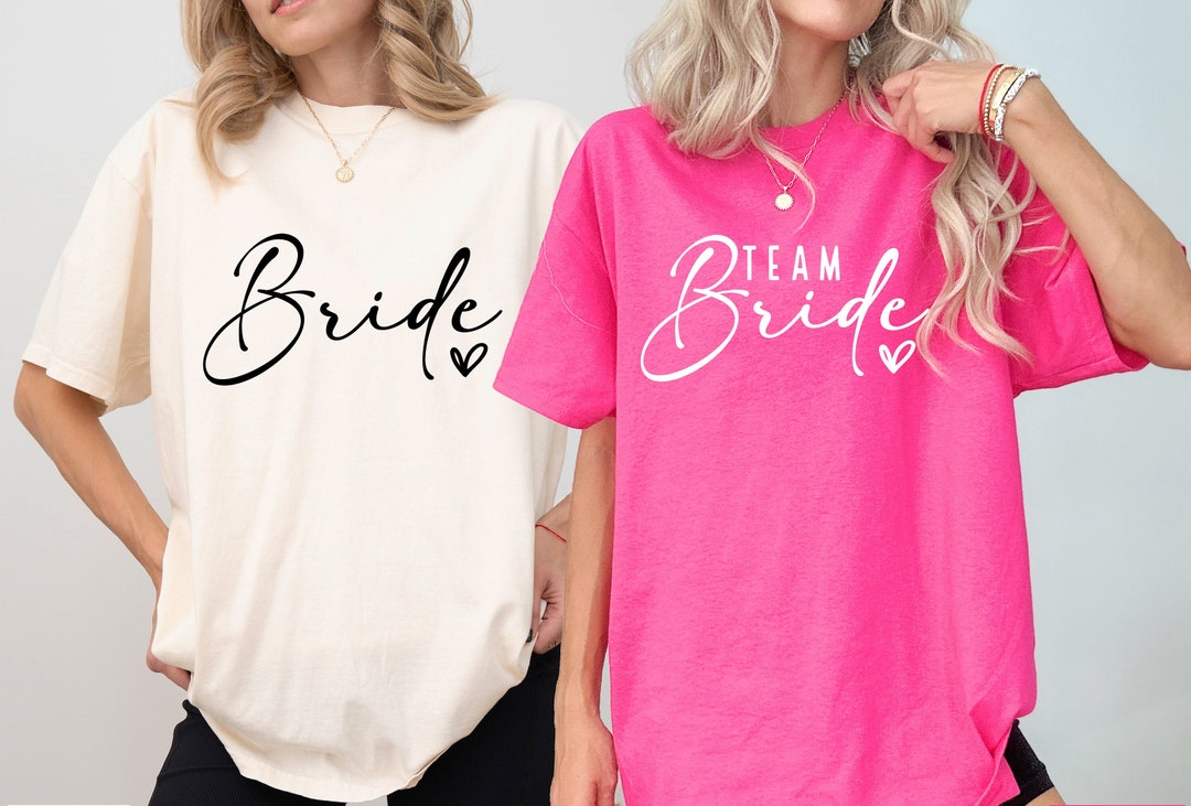 Team Bride Shirt, Bridesmaid Shirts, Bachelorette Shirts, Bachelorette ...