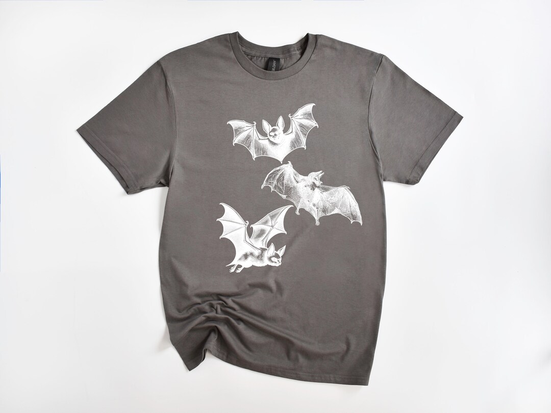 90's Vintage Bat Shirt, Gothic Shirts, Halloween Tee, Spooky Tshirt ...