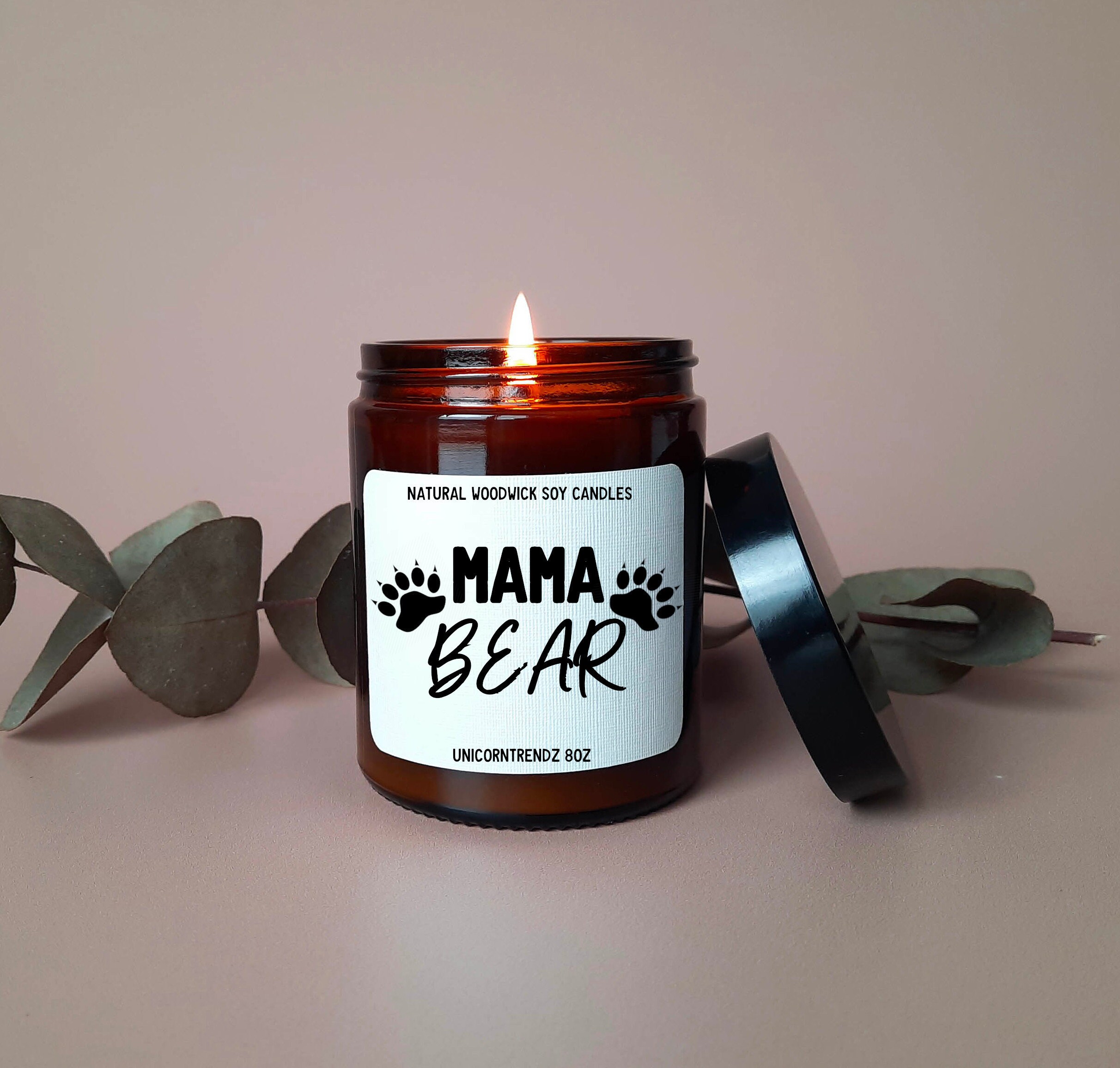Mama Bear Candle Mama Bear Gifts Candle for Mom Gifts For Etsy