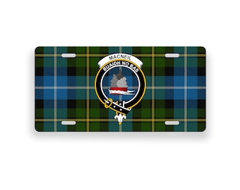 MacNeil of Barra Scottish Clan Crest Novelty License Plate