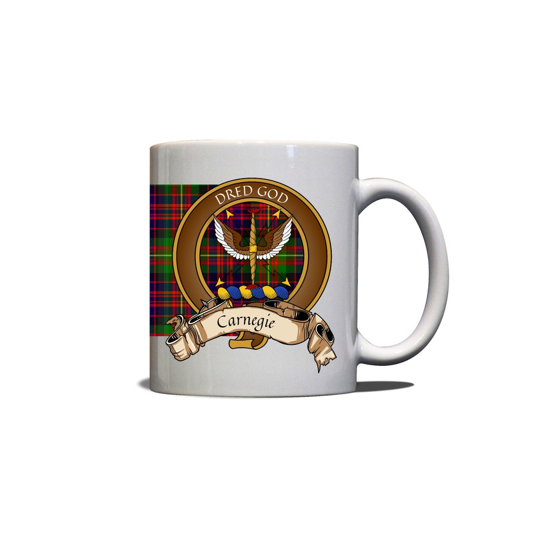 Scottish Tartan Carnegie Dress Clan Crewneck Sweatshirt Plaid Style