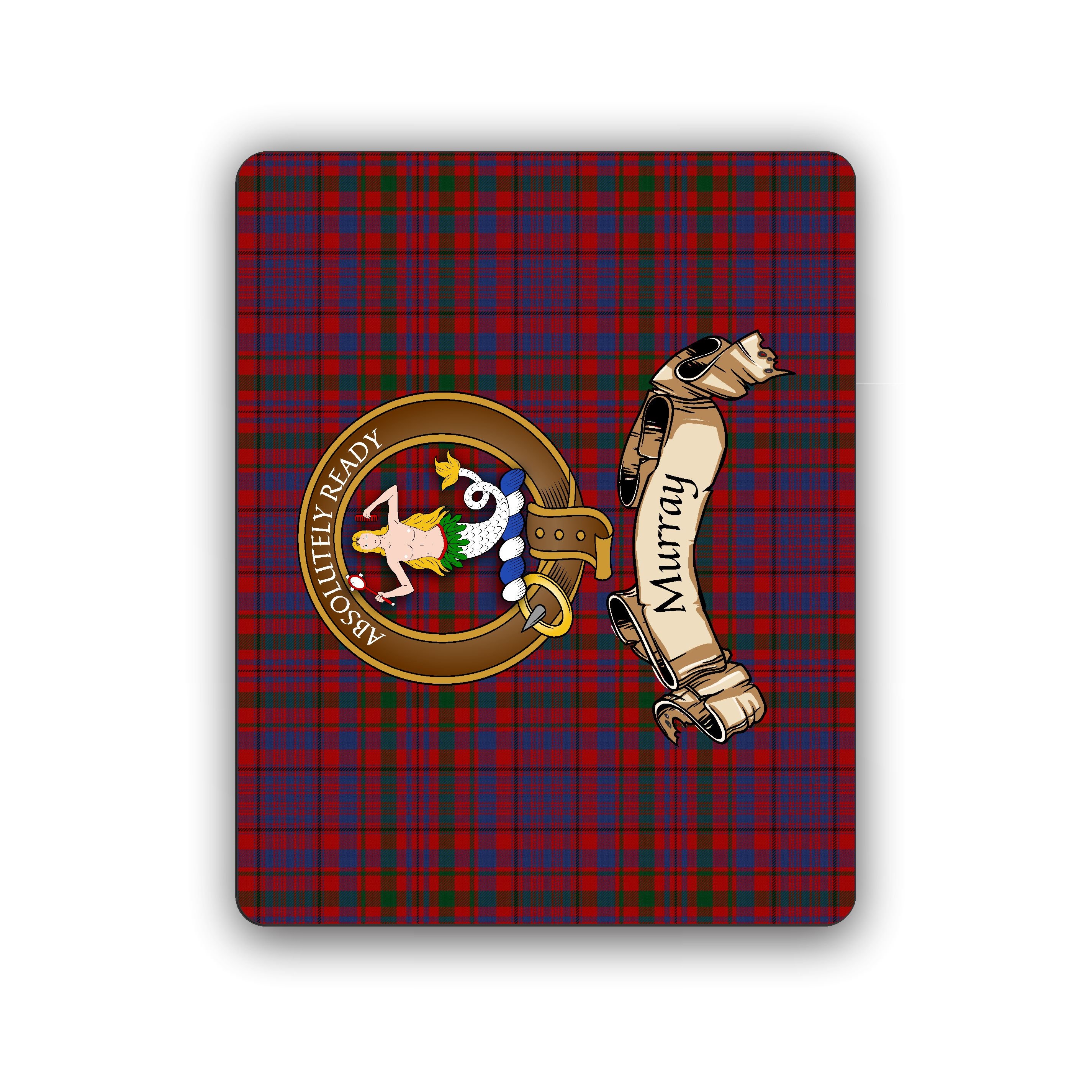 Murray (of Dysart) Tartan Crest Christmas Hat