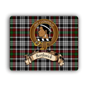 Borthwick Scottish Clan Crest Computer Mouse Pad