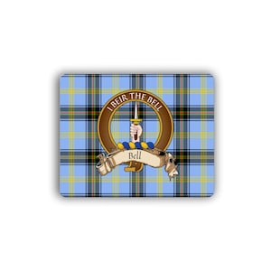 Bell Scottish Clan Crest Computer Mouse Pad