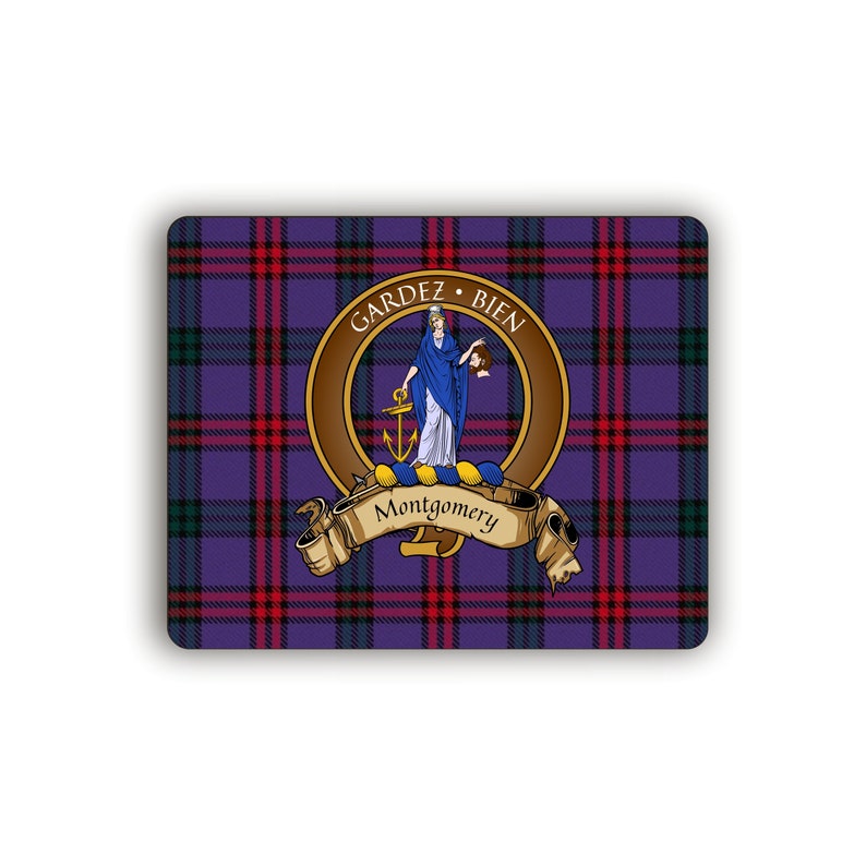Montgomery Ancient Tartan Crest Birdseye Mesh Polo Shirt