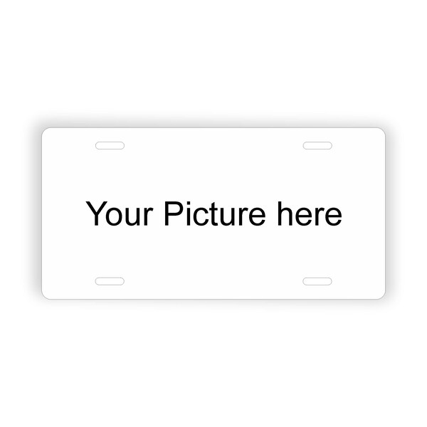 Photo on Custom License Plate Etsy