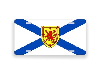 Nova Scotia Flag Novelty License Plate