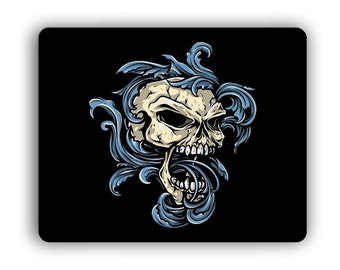 Water Skull Computer Gaming Mouse Mat Pad