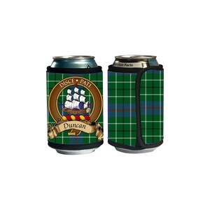 Duncan Scottish Clan Tartan Crest Drink Cooler