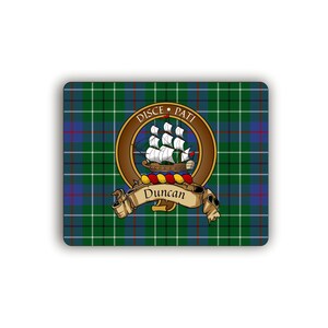 Duncan Scottish Clan Crest Computer Mouse Pad