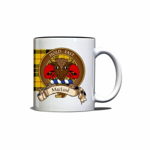 MacLeod Scottish Clan Tartan Crest Motto