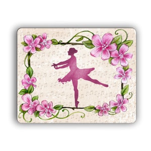 Tappetino Mouse Con Ballerine Di Danza – Antiscivolo, Design Colorato, Marca Woofys, Made In China