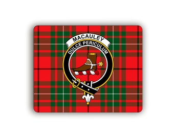 MacAulay Scottish Clan Crest Computer Mouse Pad