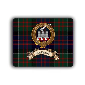 MacDonald Scottish Clan Crest of Clanranald Computer Mouse Pad