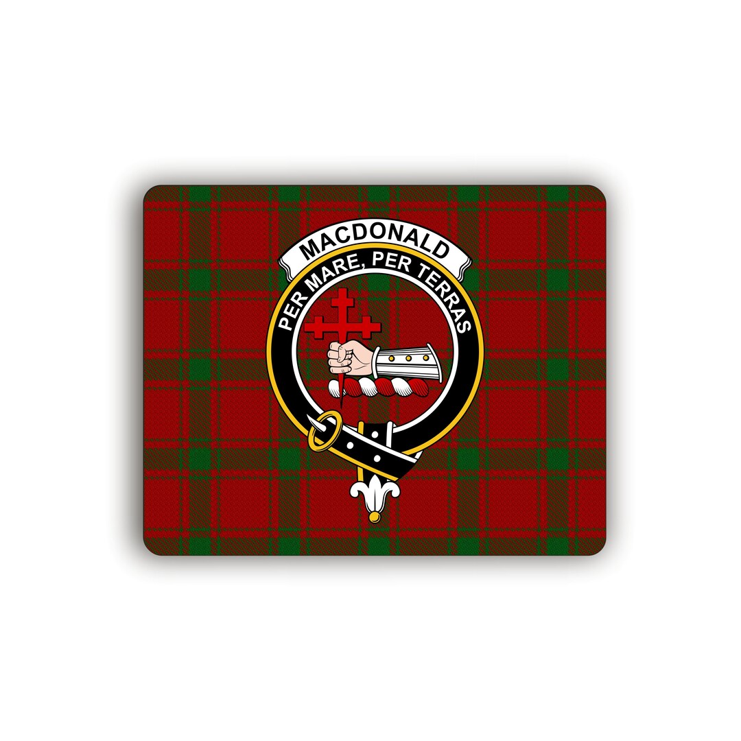 MacDonald (of Sleat) Crest Black Bedding Set