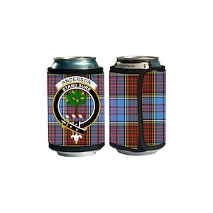 Anderson Scottish Clan Tartan Crest Drink Cooler