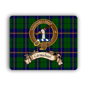 Carmichael Scottish Clan Crest Computer Mouse Pad