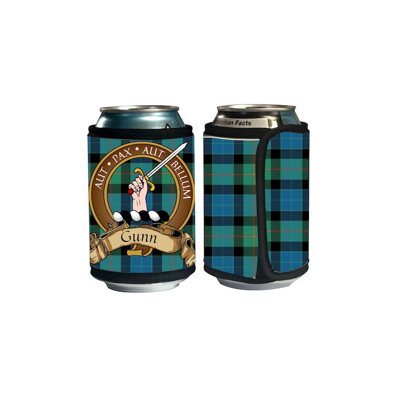 Gunn Scotland Clan Tartan Motto Crest Rubber Drink Coaster Gunn Scotland Clan Tartan Motto Crest Rubber Drink Coaster