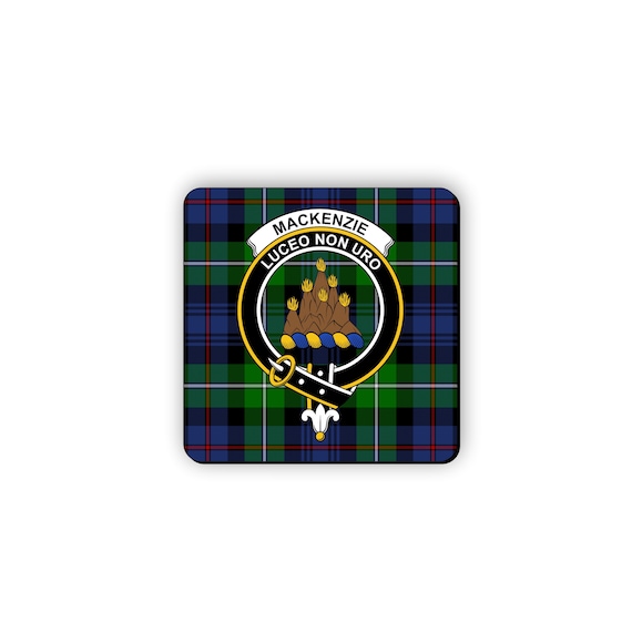 MacKenzie Clan Polo Shirt, Scottish Tartan MacKenzie Clans Polo Shirt Tree Of Life Style