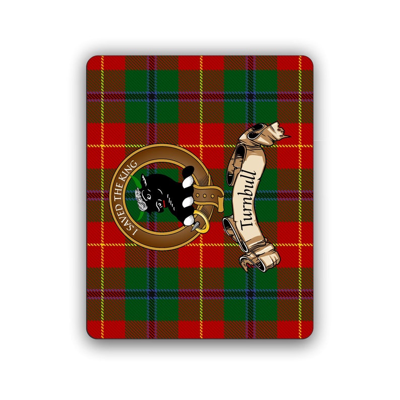 Scottish Tartan Turnbull Dress Clan Classic Crest Gonfalon