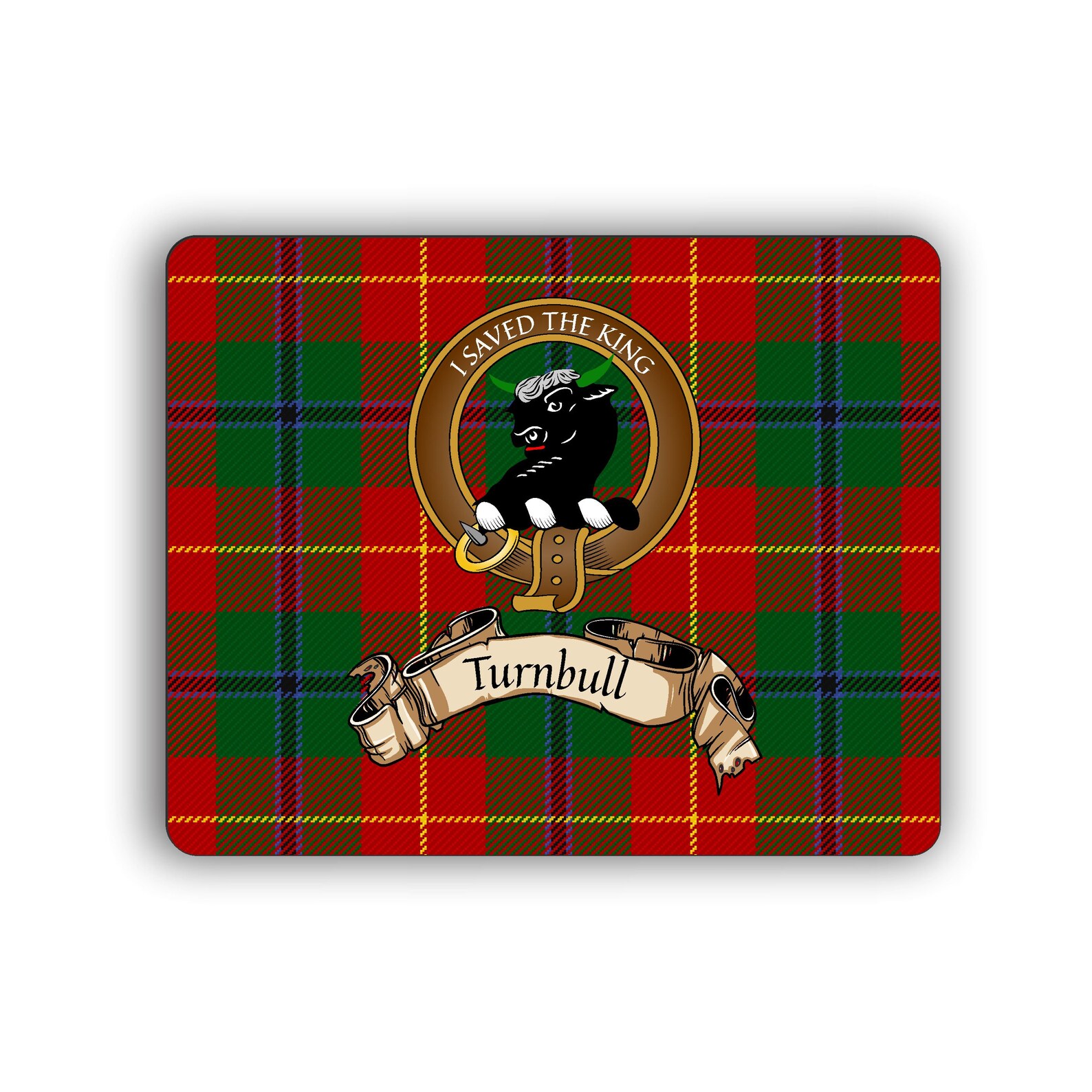 Scottish Tartan Turnbull Dress Clan Classic Crest Gonfalon main image 1