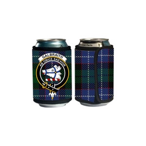 Galbraith Scottish Clan Tartan Crest Drink Cooler