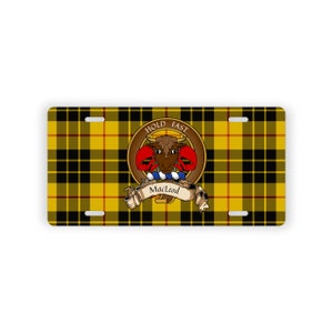 MacLeod Tartan Scottish Clan Crest Novelty License Plate