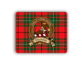 MacAulay Scottish Clan Crest Computer Mouse Pad