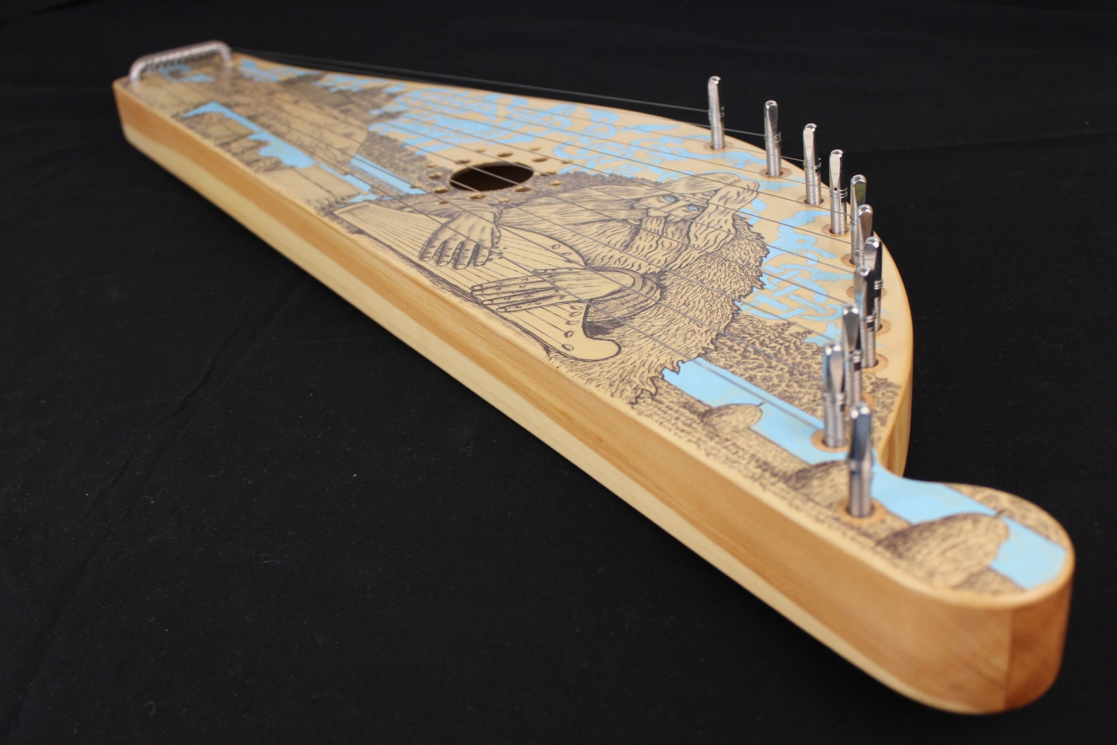 Гусли Шаман Psaltery. Harp kantele liry Etsy