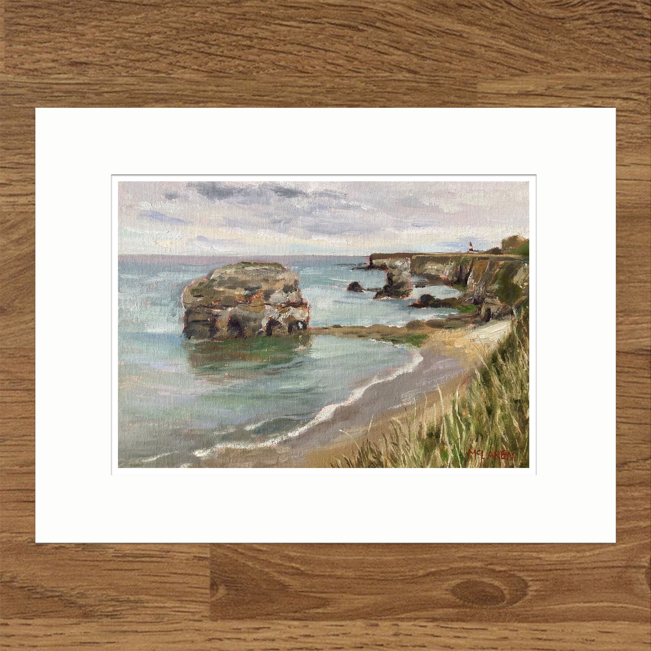 Marsden Rock Art Print: South Shields Coastal Landscape, Signed Giclée ...