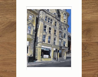 Newcastle Print 'Catpawcino Cafe' fine art print signed by the artist