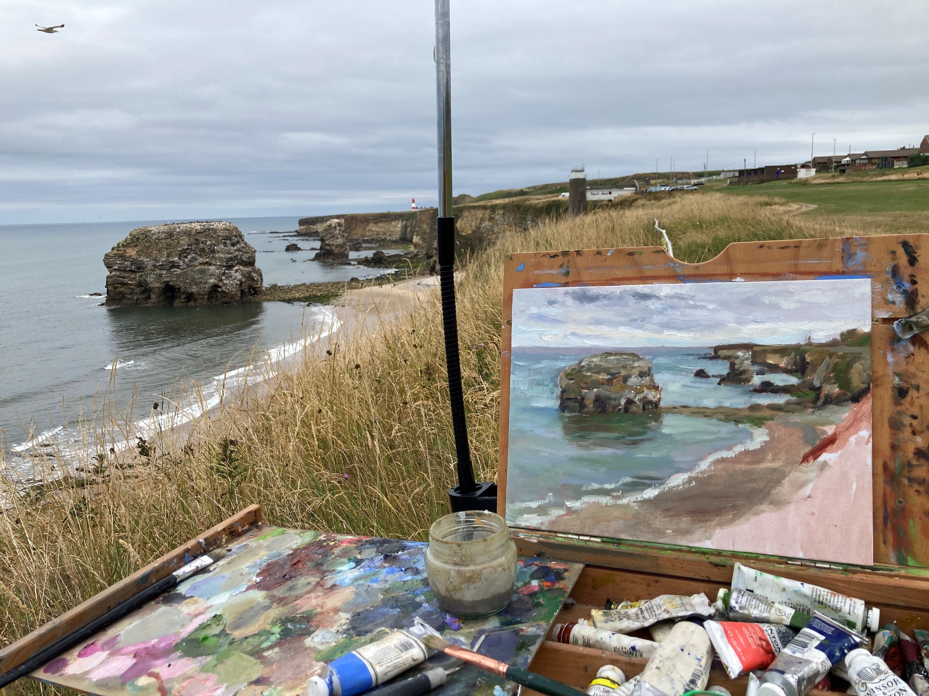 Marsden Rock Art Print: South Shields Coastal Landscape, Signed Giclée ...