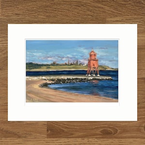Blustery Days at Herd Groyne | South Shields Signed Limited Edition Fine Art Giclee Print