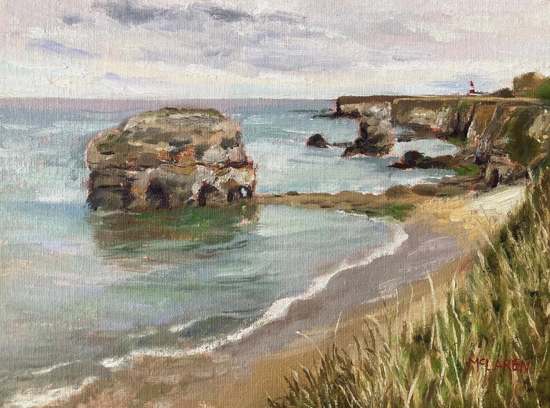 Marsden Rock Art Print: South Shields Coastal Landscape, Signed Giclée ...
